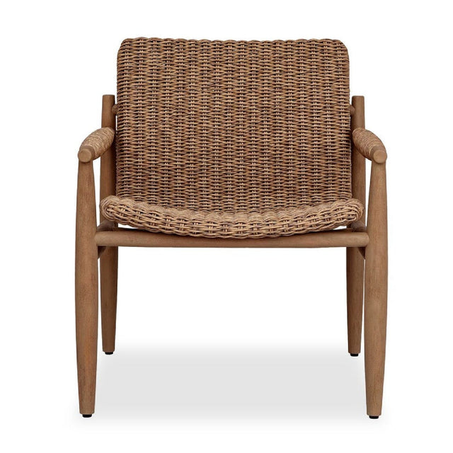 Wicker Scooped Outdoor Lounge Chair by Uttermost Sumba