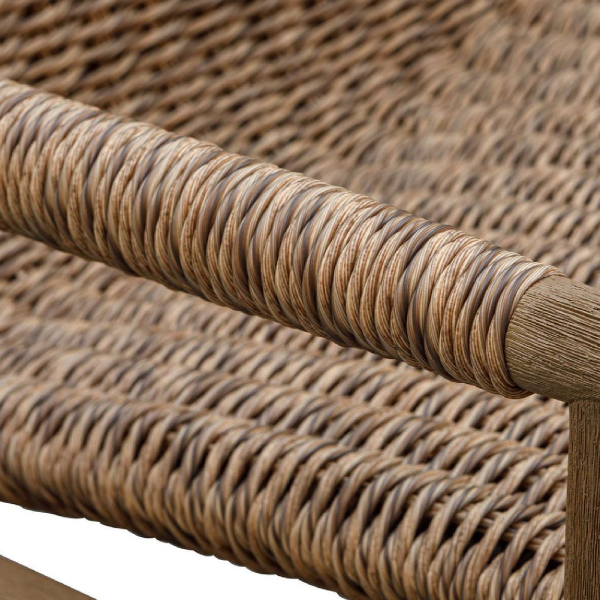 Wicker Scooped Outdoor Lounge Chair by Uttermost Sumba, alternate view 9