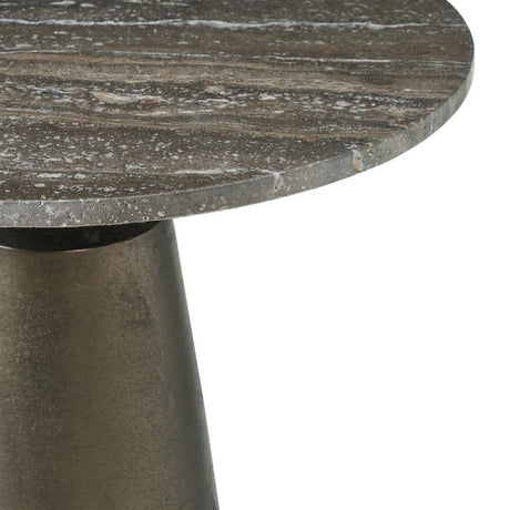Round Bronze Indoor/Outdoor Accent Table by Uttermost Midsummer, alternate view 4