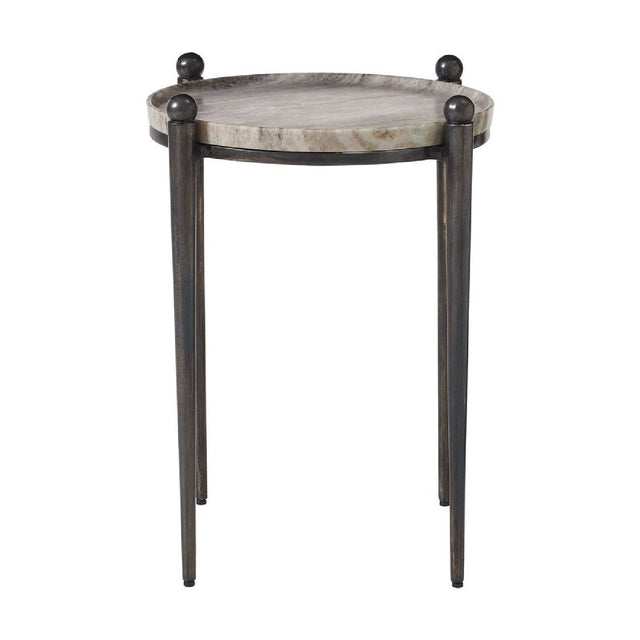 Cast Aluminum Round Accent Table | Uttermost Nahunta - www.oroa.com