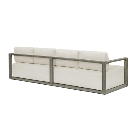 Gray Mahogany Outdoor 4-Seater Sofa by Uttermost Remsen, alternate view 5