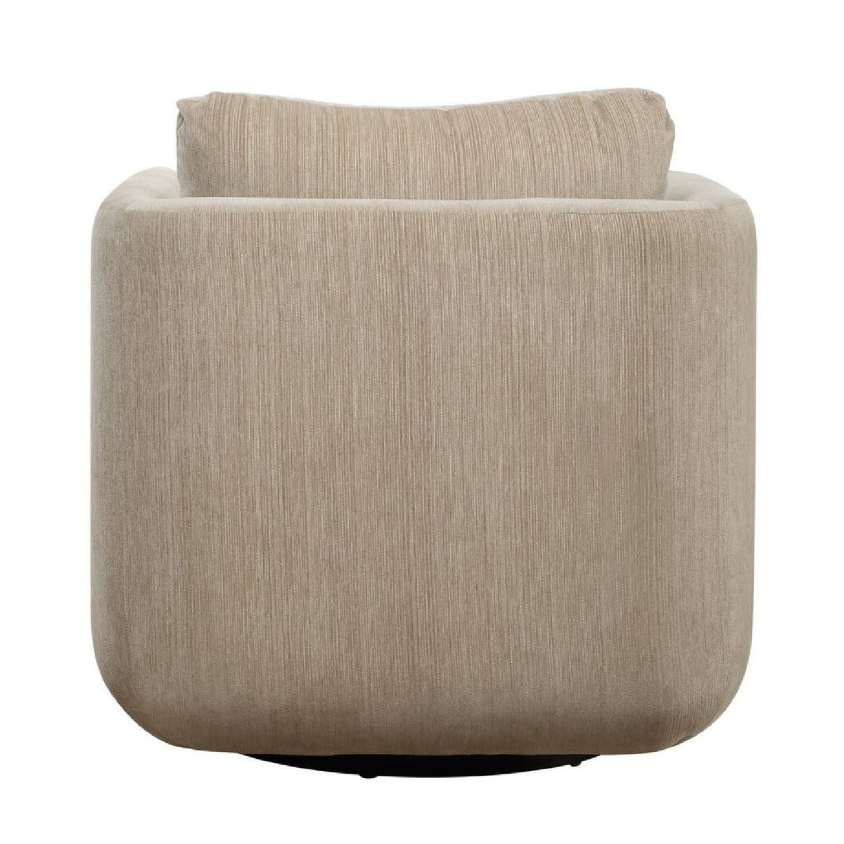 Modern European furniture - Chenille Rounded Swivel Chair - www.oroa.com