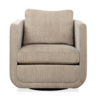 Modern European furniture - Chenille Rounded Swivel Chair - www.oroa.com