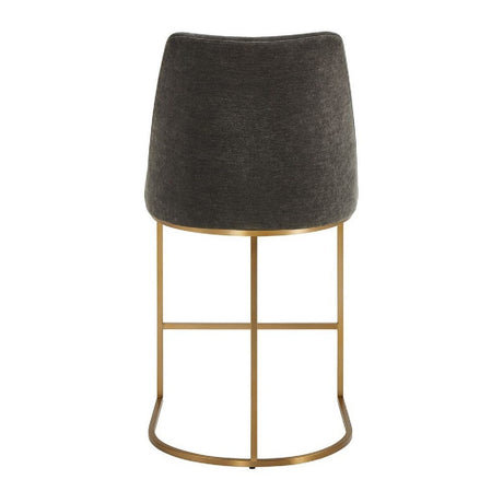 Gray Velvet Counter Stool by Uttermost Hanni, alternate view 6