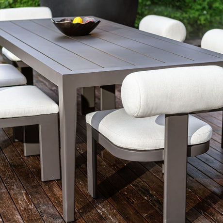 Aluminum Framed Outdoor Dining Chair | Uttermost Bolster Back [- www.oroa.com