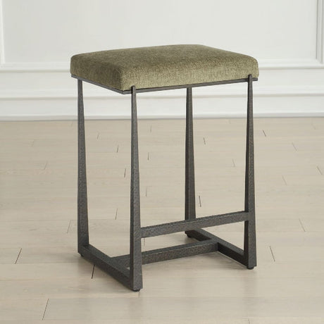 Modern European furniture - Green Fabric Counter Stool - www.oroa.com