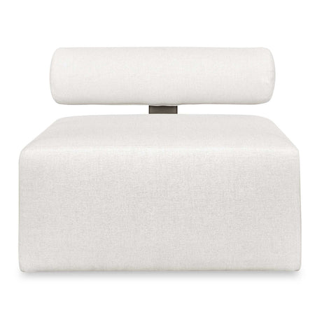 White Fabric Outdoor Sofa by Uttermost Bolster