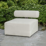 White Fabric Outdoor Sofa by Uttermost Bolster, alternate view 12