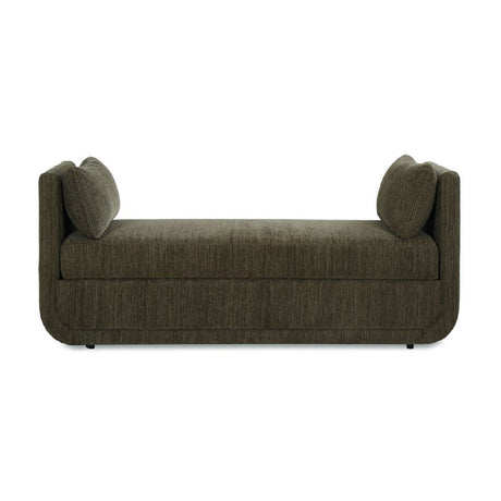 Textured Chenille Oversized Bench by Uttermost Abound