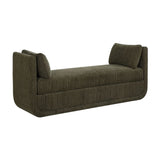 Textured Chenille Oversized Bench by Uttermost Abound, alternate view 3
