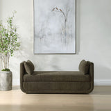 Textured Chenille Oversized Bench by Uttermost Abound, alternate view 6