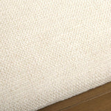Wood Framed White Boucle Bench by Uttermost Haden, alternate view 7