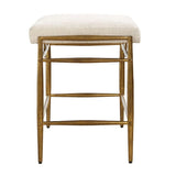 White Chenille Bench S by Uttermost Karleen, alternate view 4