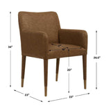 Modern European furniture - Upholstered Dining Armchair - www.oroa.com