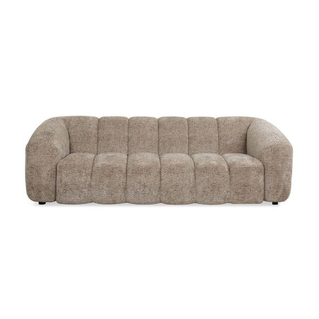 Beige Chenille Channeled Sofa by Uttermost Modella, alternate view 2