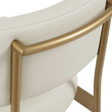 Modern European furniture - White Leather Counter Stool - www.oroa.com