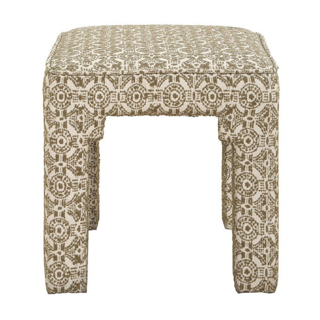 Green Medallion Motif Bench S by Uttermost Satoria