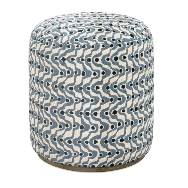 Swirl Patterned Ottoman | Uttermost Cas - www.oroa.com