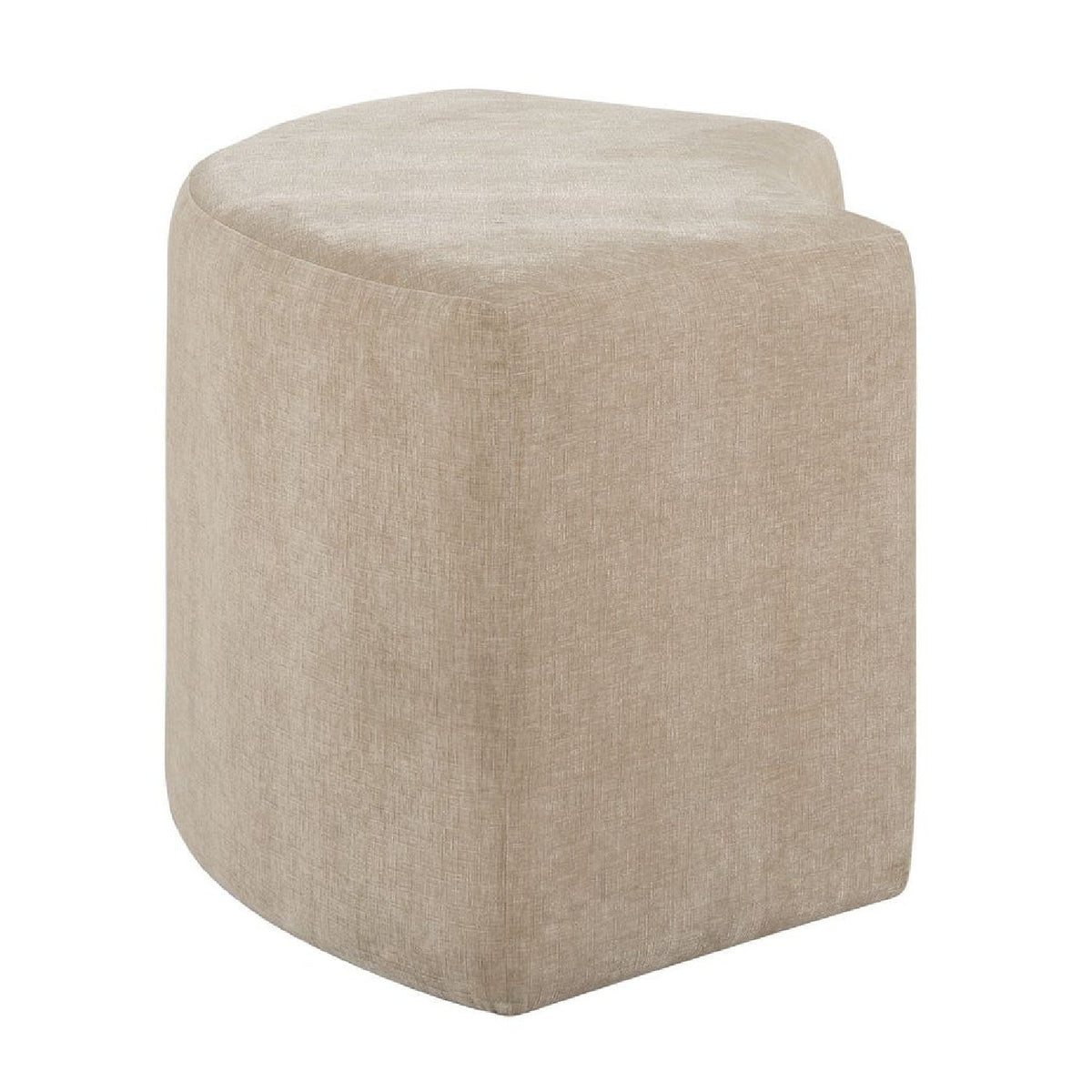 Beige Velvet Curved Bench by Uttermost Khai, alternate view 4