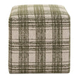 Modern European furniture - Chenille Cube Ottoman - www.oroa.com