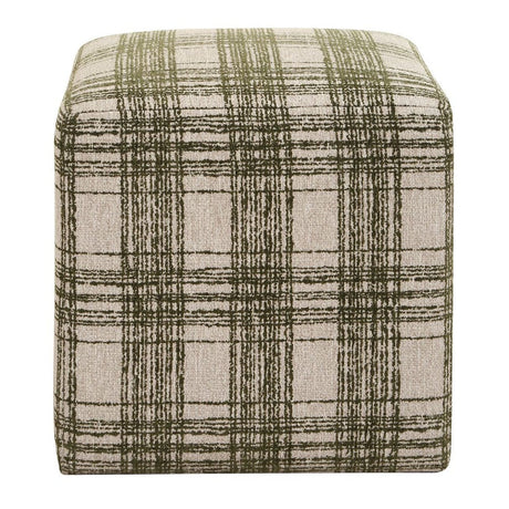 Modern European furniture - Chenille Cube Ottoman - www.oroa.com