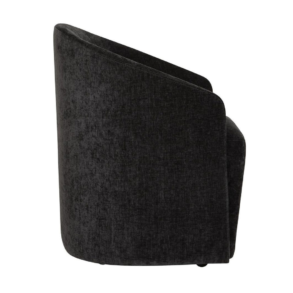 Modern European furniture - Velvet Dining Chair with Casters - www.oroa.com