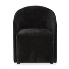 Modern European furniture - Velvet Dining Chair with Casters - www.oroa.com