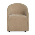 Modern European furniture - Velvet Dining Chair with Casters - www.oroa.com