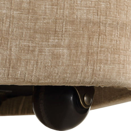 Modern European furniture - Velvet Dining Chair with Casters - www.oroa.com