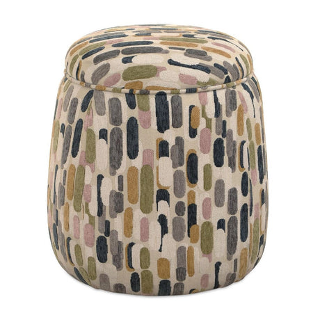 Multicolored Pattern Storage Ottoman by Uttermost Arem