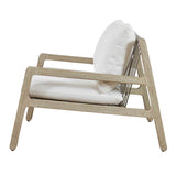 Modern European furniture - Mahogany Framed Outdoor Lounge Chair - www.oroa.com