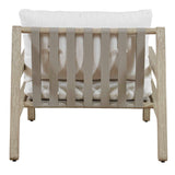 Modern European furniture - Mahogany Framed Outdoor Lounge Chair - www.oroa.com