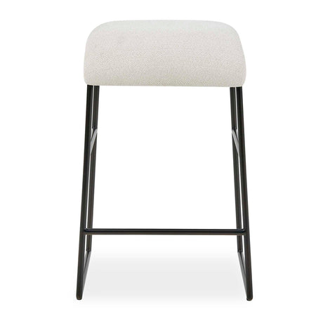 Cream Fabric Seat Counter Stool by Uttermost Arcane, alternate view 3