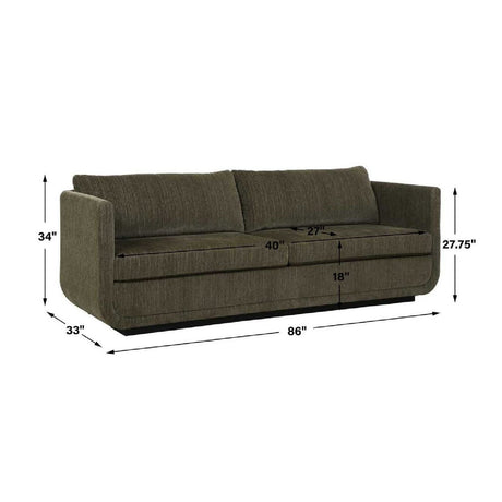 Modern European furniture - Textured Chenille Sofa - www.oroa.com