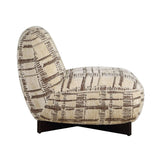 Woven Chenille Accent Chair by Uttermost Evans, alternate view 5