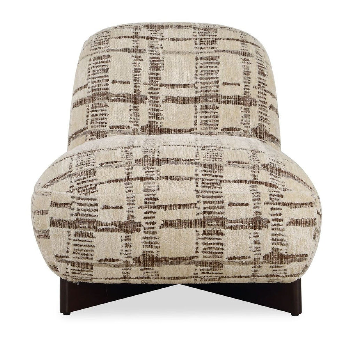 Woven Chenille Accent Chair by Uttermost Evans, alternate view 3