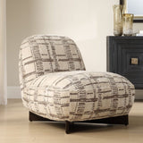 Woven Chenille Accent Chair by Uttermost Evans, alternate view 2
