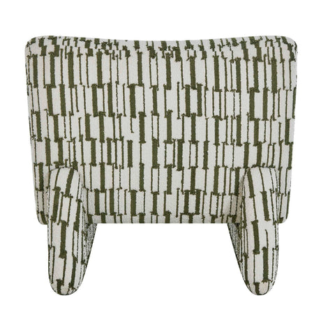 Green Patterned Accent Chair by Uttermost Willa, alternate view 5