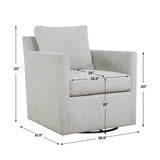 Modern European furniture - Upholstered Swivel/Glider Armchair - www.oroa.com