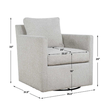 Modern European furniture - Upholstered Swivel/Glider Armchair - www.oroa.com