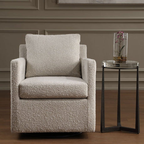 Modern European furniture - Upholstered Swivel/Glider Armchair - www.oroa.com