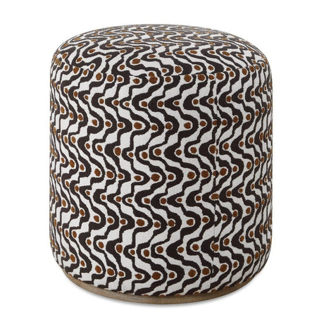 Swirl Patterned Ottoman | Uttermost Cas - www.oroa.com