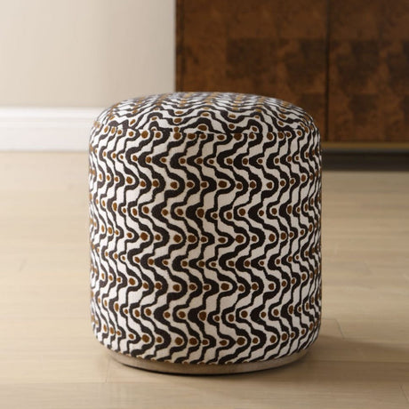 Swirl Patterned Ottoman | Uttermost Cas - www.oroa.com