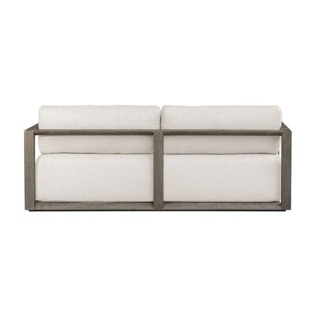 White Cushioned 3-Seater Outdoor Sofa by Uttermost Remsen, alternate view 20