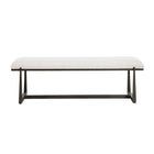 Modern European furniture - Upholstered Wool-Inspired Bench - www.oroa.com