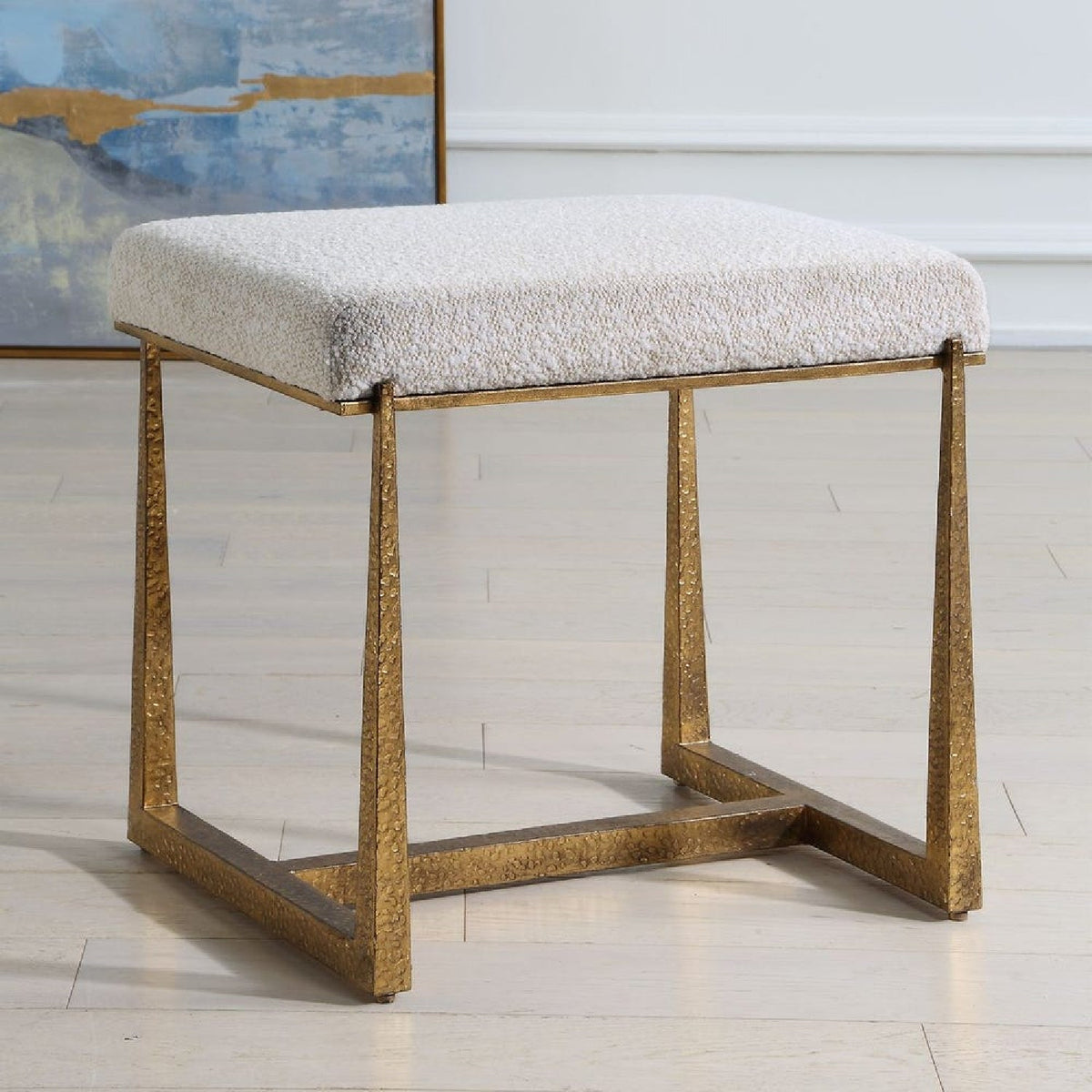 Modern European furniture - Iron Framed Bench S - www.oroa.com