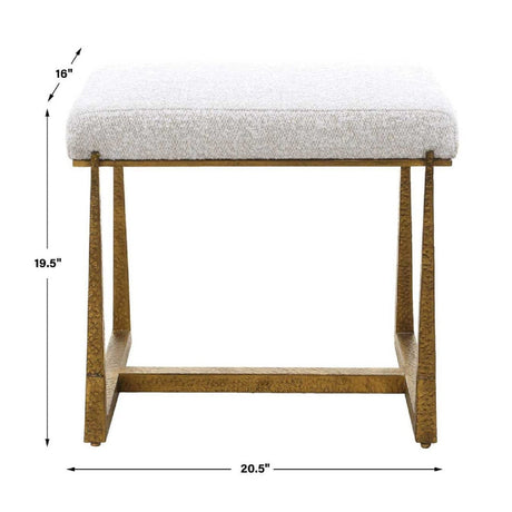 Modern European furniture - Iron Framed Bench S - www.oroa.com