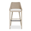 Cream Wicker Outdoor Bar Stool by Uttermost Paloma