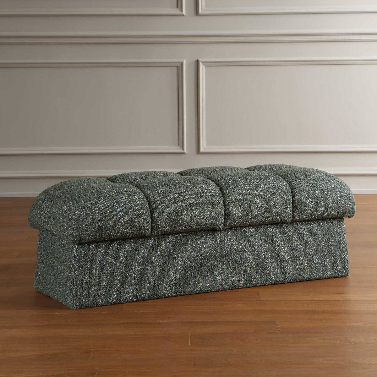Block Tufted Bench by Uttermost Harlem, alternate view 8