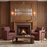Modern European furniture - Upholstered Swivel/Glider Armchair - www.oroa.com